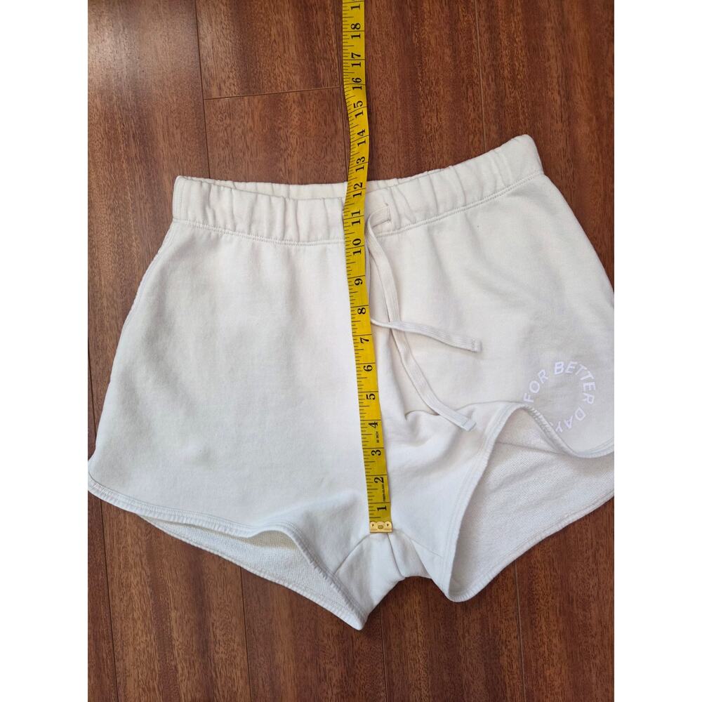 For Days Organic Cotton Lounge Soft Shorts Cream Cream White S - Picture 6 of 7
